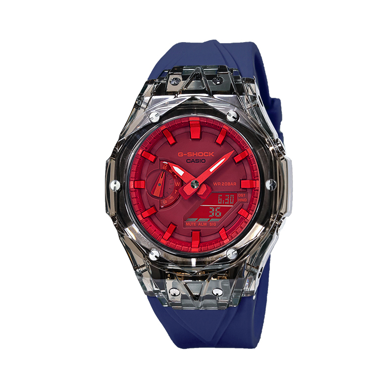 

CASIO Часы Unisex Liquid Crystal/Analog Dual Display Series Red Watch