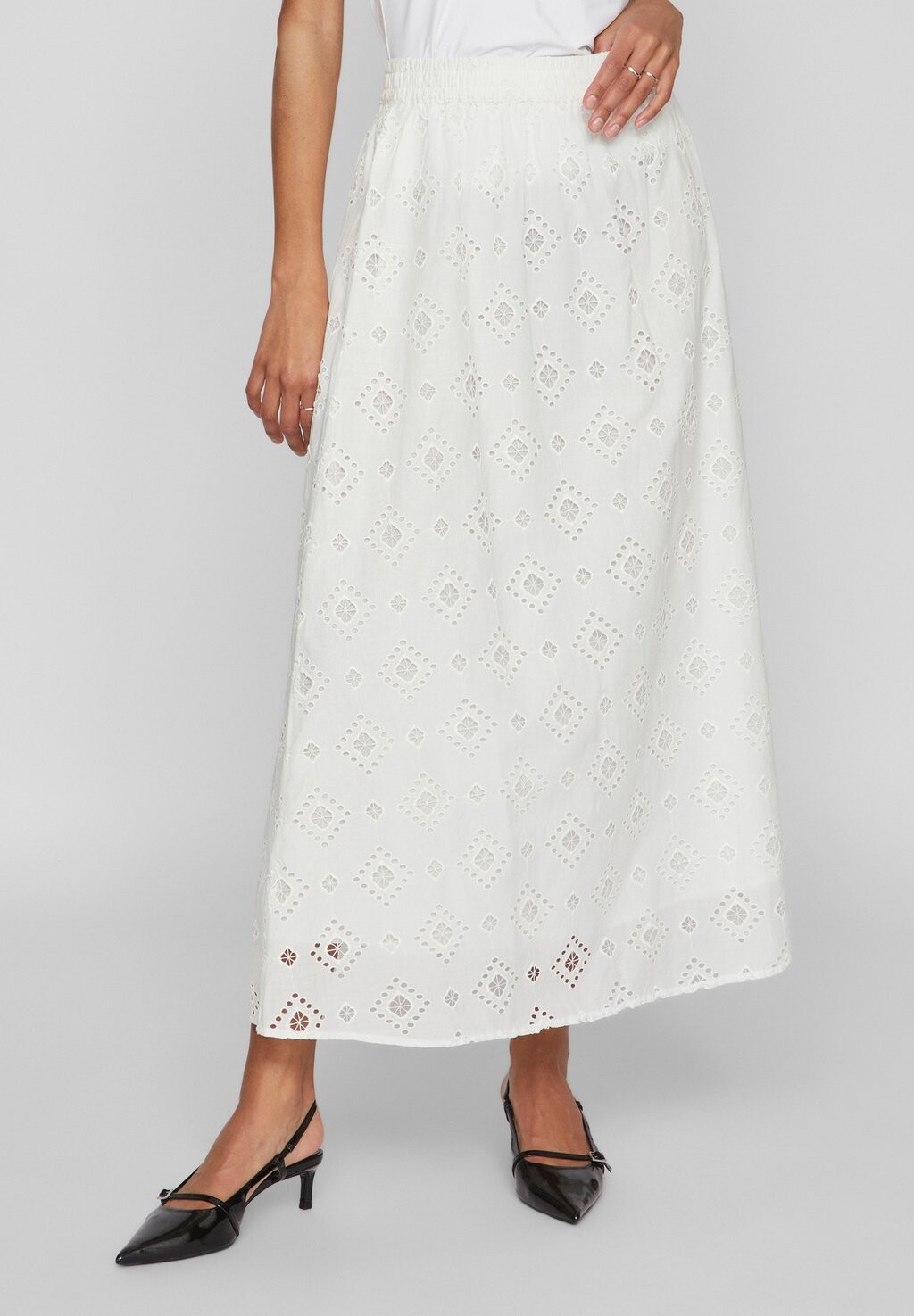 

Юбка А-силуэта VIALINA SKIRT VILA, кремовый
