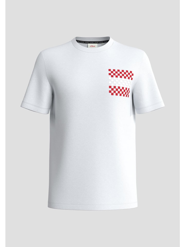 

Футболка в цвете 01D7_white s.Oliver, Белый, Футболка в цвете 01D7_white s.Oliver