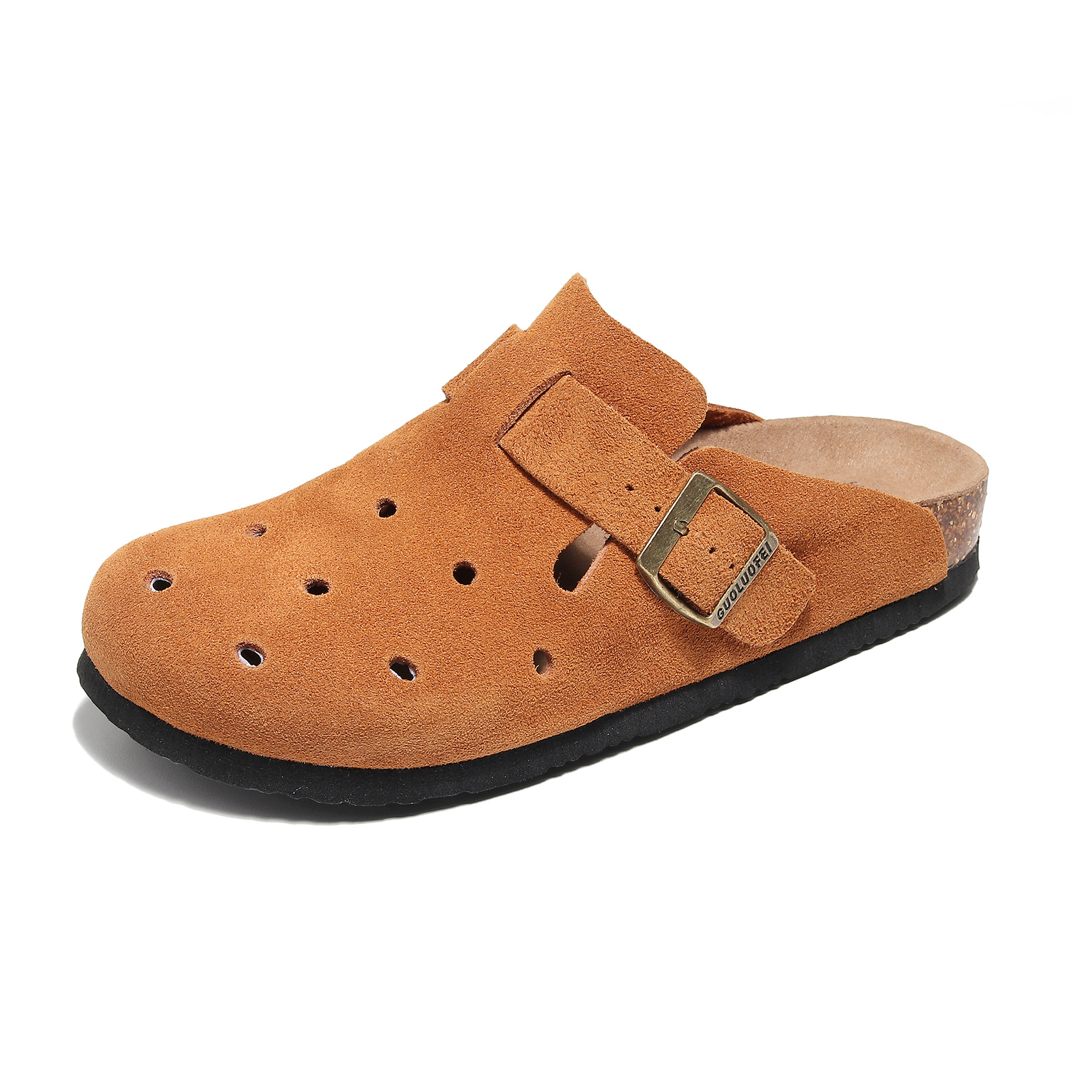 

Golofi Унисекс тапочки с закрытым носком каштановые 150, цвет Chestnut 150