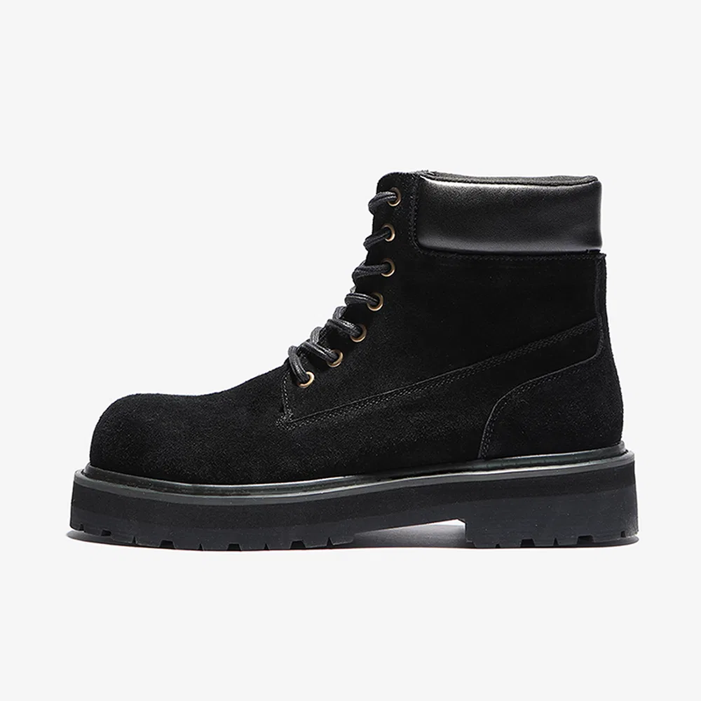 Мужские 7-дырочные ботинки Wtrd5117 Cameroon Suede чёрного цвета от Wetheroad — фото 4