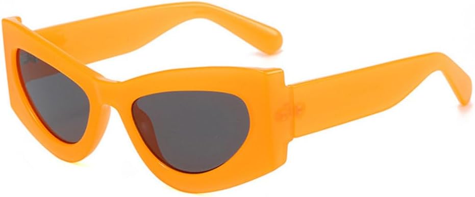 

Модные солнцезащитные очки 2027 года с градиентным переходом цвета для женщин, защита от УФ-излучения UV400, ретро-стиль, розово-зеленые солнцезащитные очки для мужчин MTZJH, Orange Gray