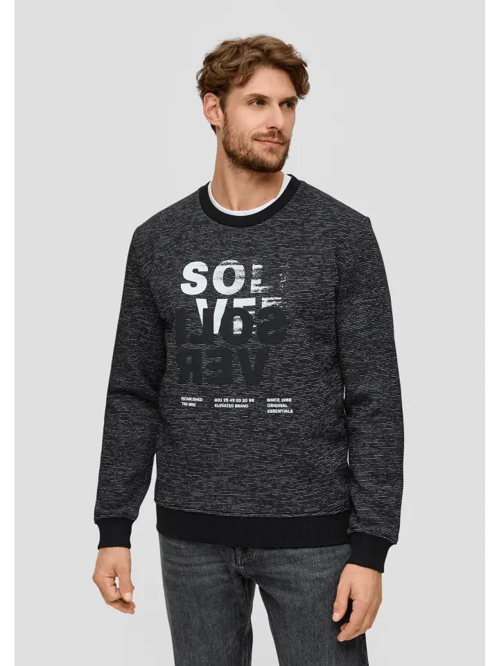 

Толстовка sOliver langarm, черный