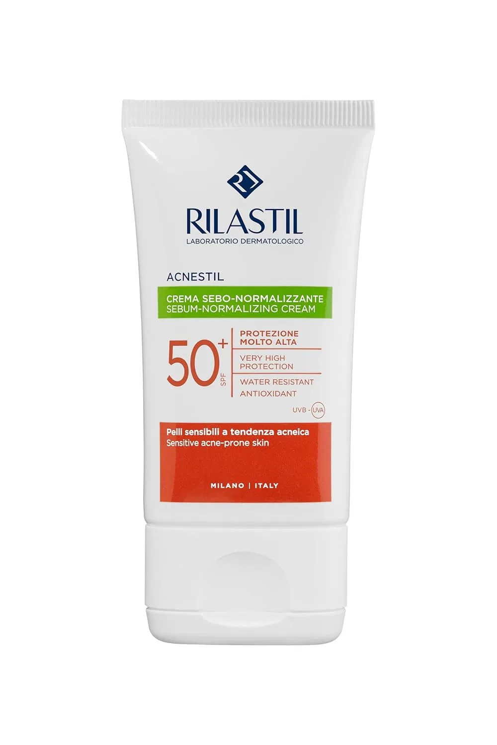 Себорегулирующий крем «Acnestil Sebum Normalising Cream SPF 50+» от Rilastil Rilastil