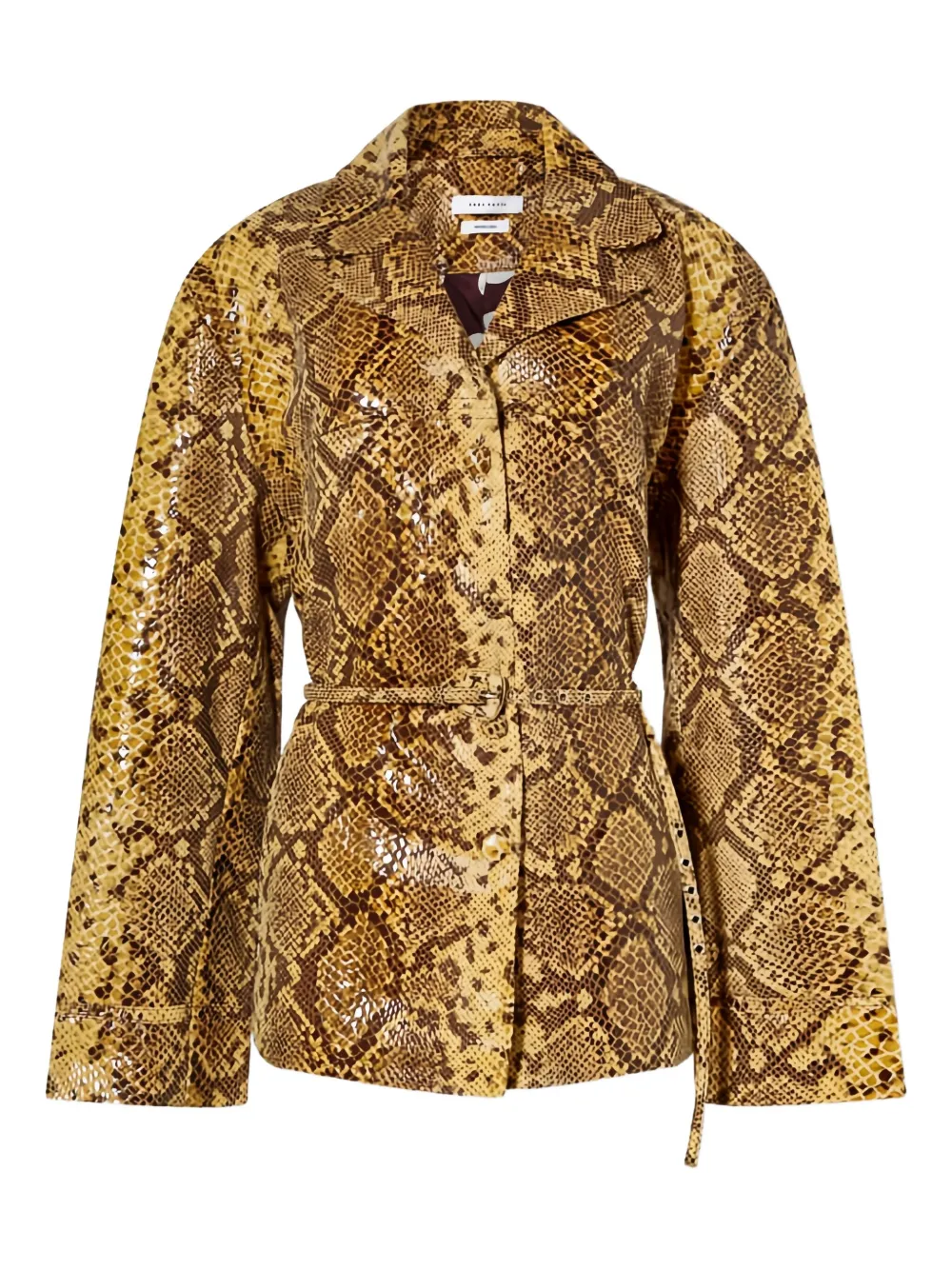 

Куртка Lisbet из зминой кожи с поясом Saks Potts, коричневый