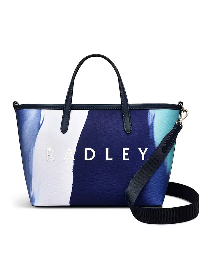 

Сумка-шоппер Southwell Gardens Stripe с открытым верхом Radley London, синий