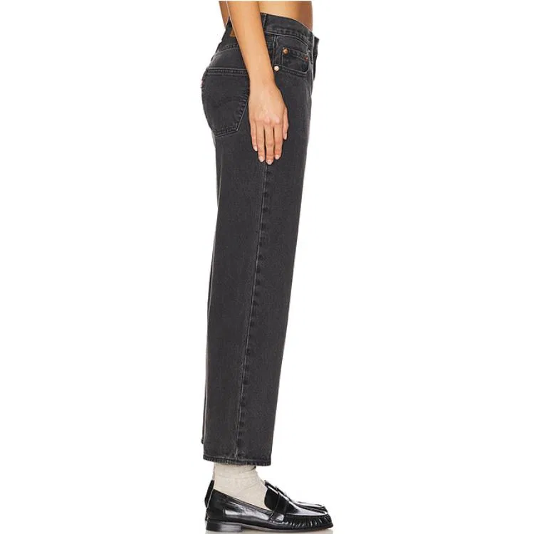 Джинсы Levi's 501 '90s Ankle Levis, Black — фото 4