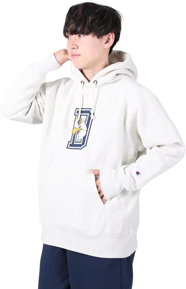 

Мужская толстовка Champion REVERSWEAVE(R) C3-Y114 с длинным рукавом, хлопок 11,5 унций, графический принт США, толстовка с капюшоном Reverse Weave (R), овсяный