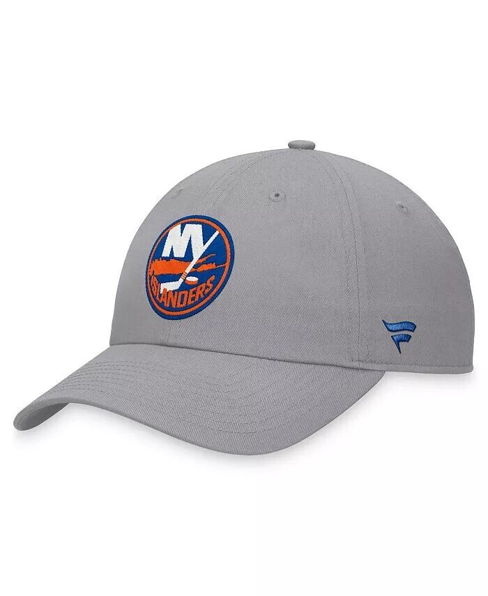 

Мужская серая бейсболка New York Islanders Extra Time Adjustable Fanatics