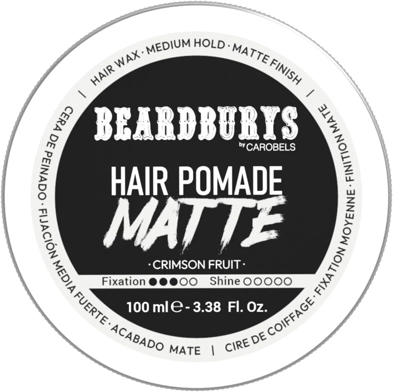 Воск для укладки волос Beardburys, матовый, средней фиксации, 100 мл By Carobels Beardburys — фото 2