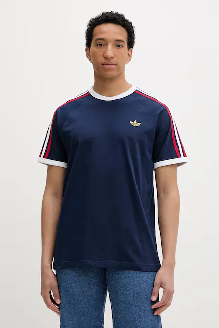 Футболка классическая модель T-shirt Adidas Originals, синий