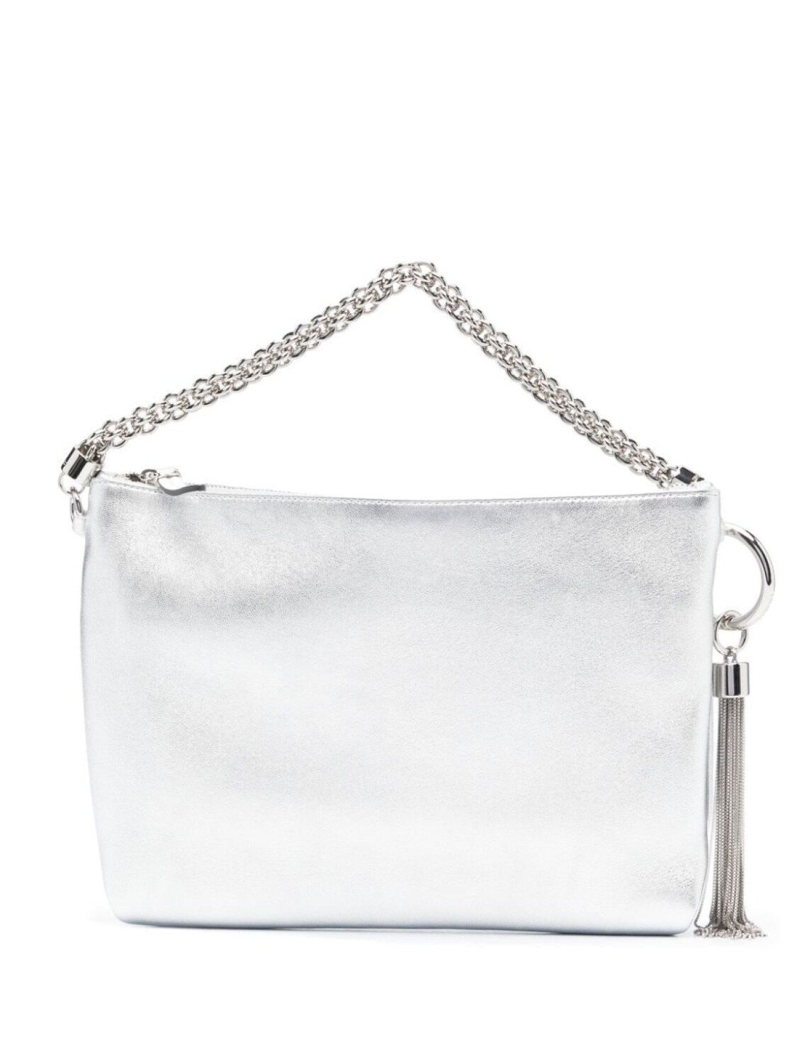 

Клатч Jimmy Choo 'Callie' с металлической кисточкой, серый