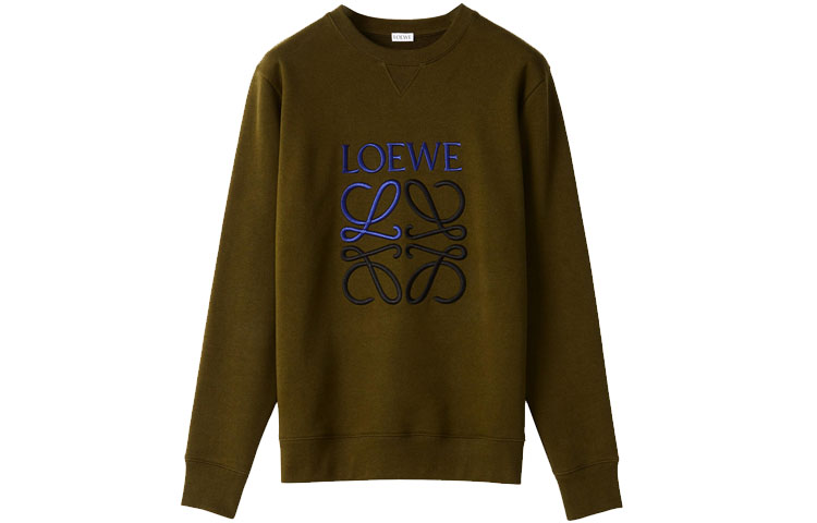 

Свитер мужской хаки зеленый LOEWE
