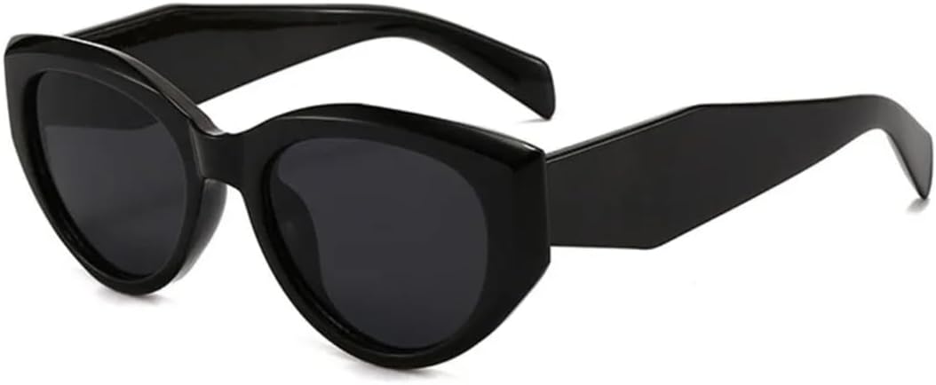 

Солнцезащитные очки с защитой от УФ-излучения UV400 | Градиентная оправа "кошачий глаз" | Линзы конфетных цветов для занятий спортом на открытом воздухе и путешествий DSVIGF, Black-gray