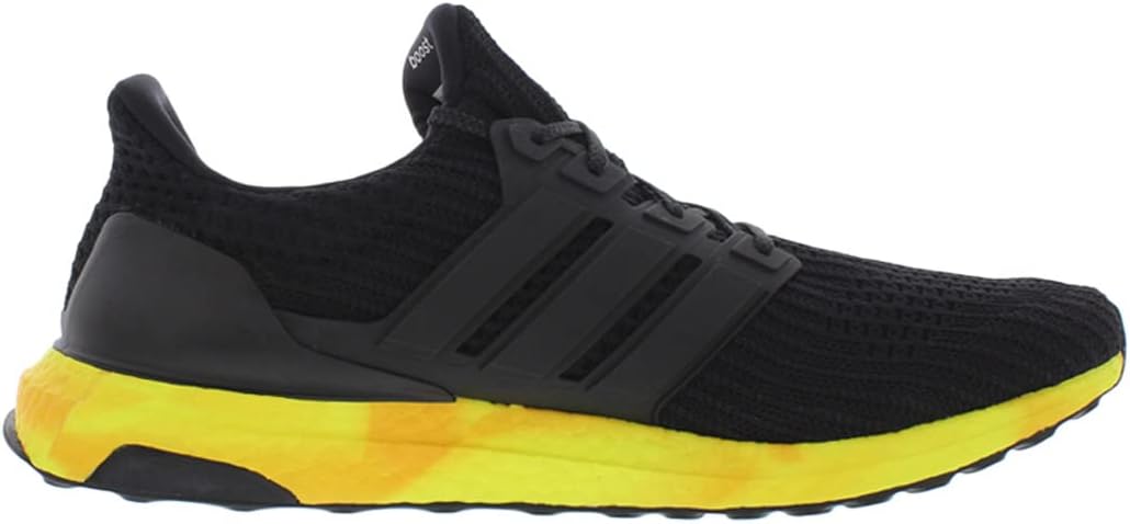 Мужские кроссовки Adidas Ultraboost, черный/желтый — фото 2