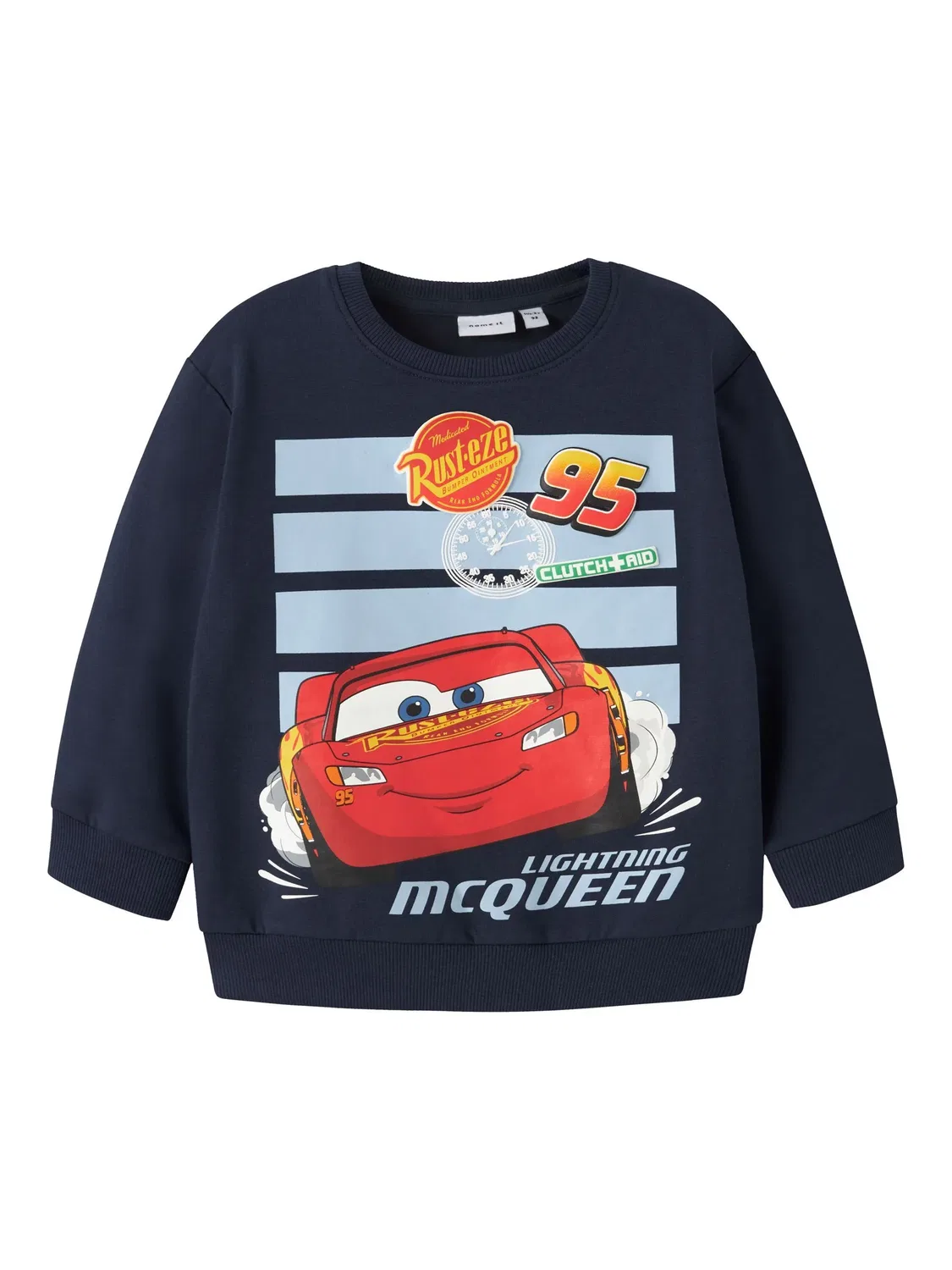 Свитшот с принтом Lightning McQueen Name it, navy blazer