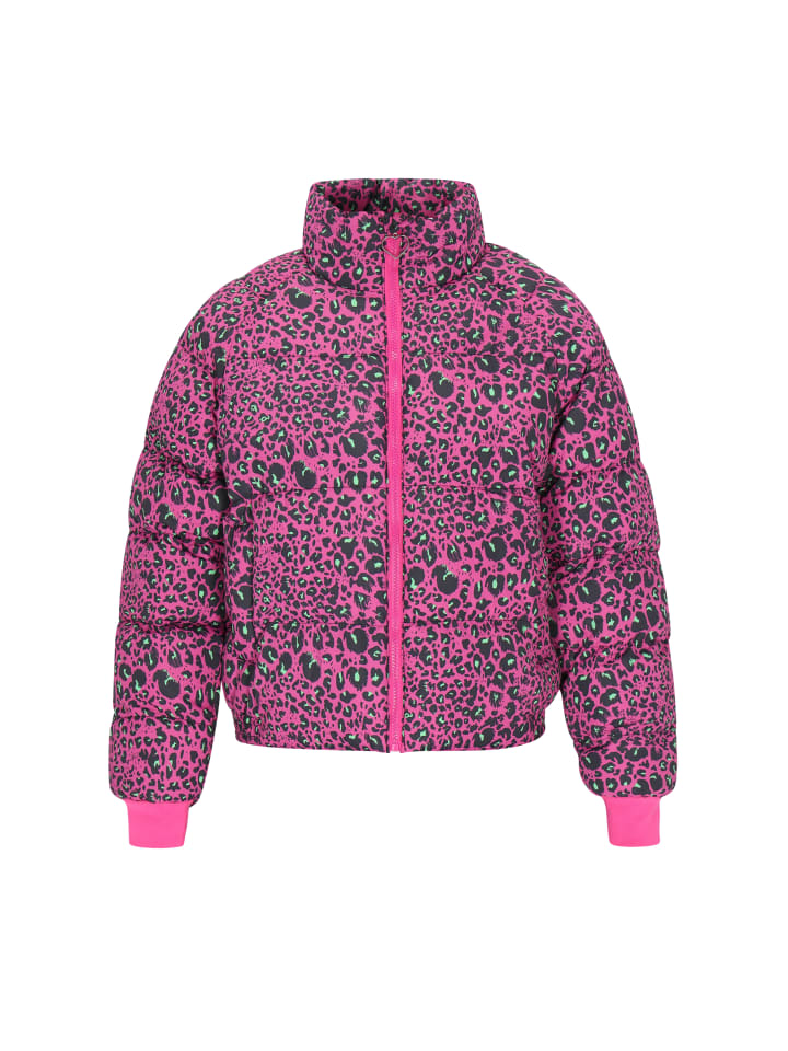 

Женская куртка розового цвета с разноцветными вставками myMo