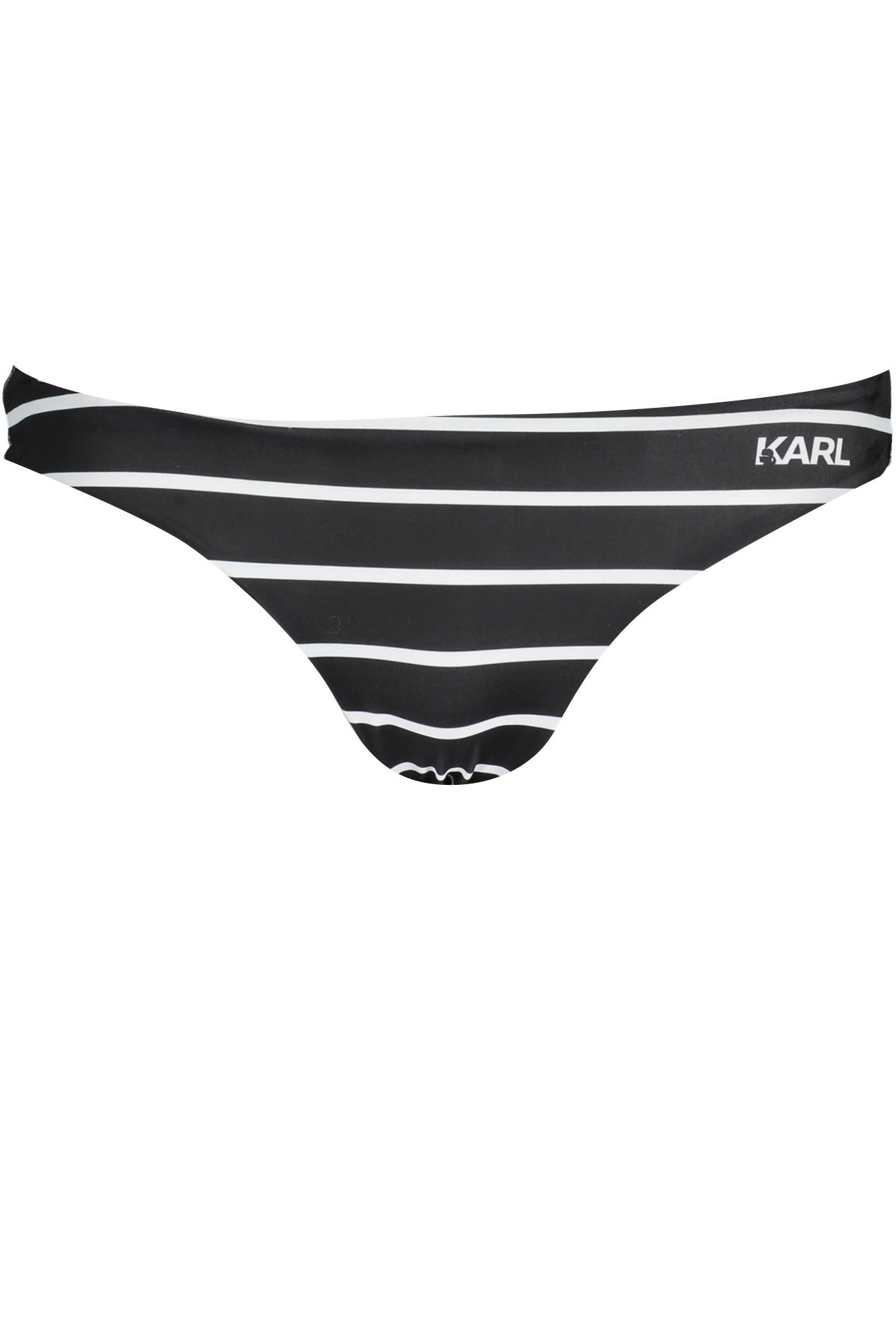 

Плавки женские Karl Lagerfeld Beachwear пляжные с полосами, черный