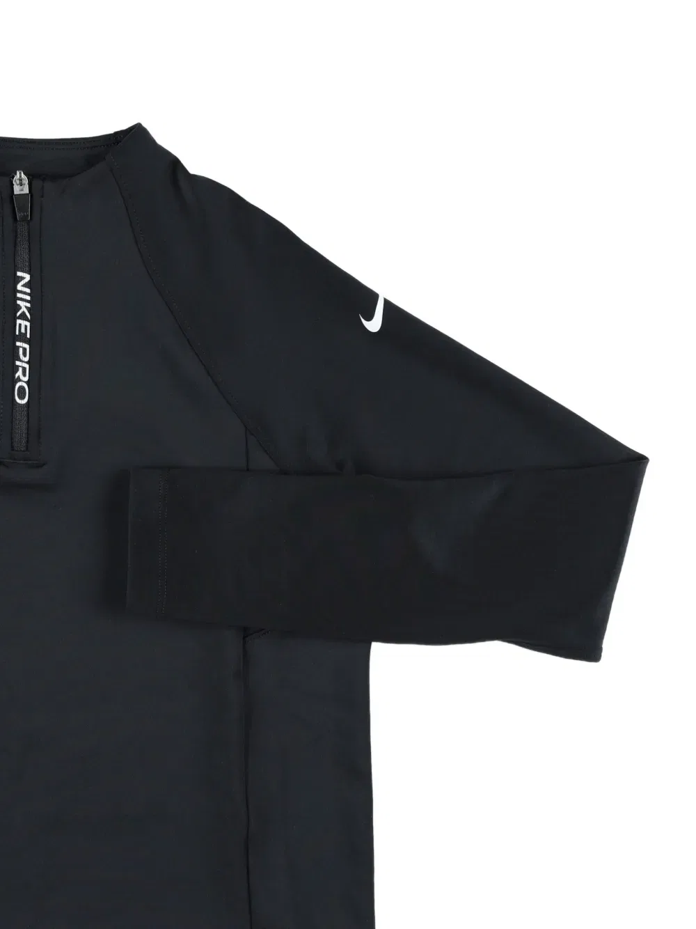 Толстовка с застежкой-молнией до середины груди Nike Kids, черный — фото 3