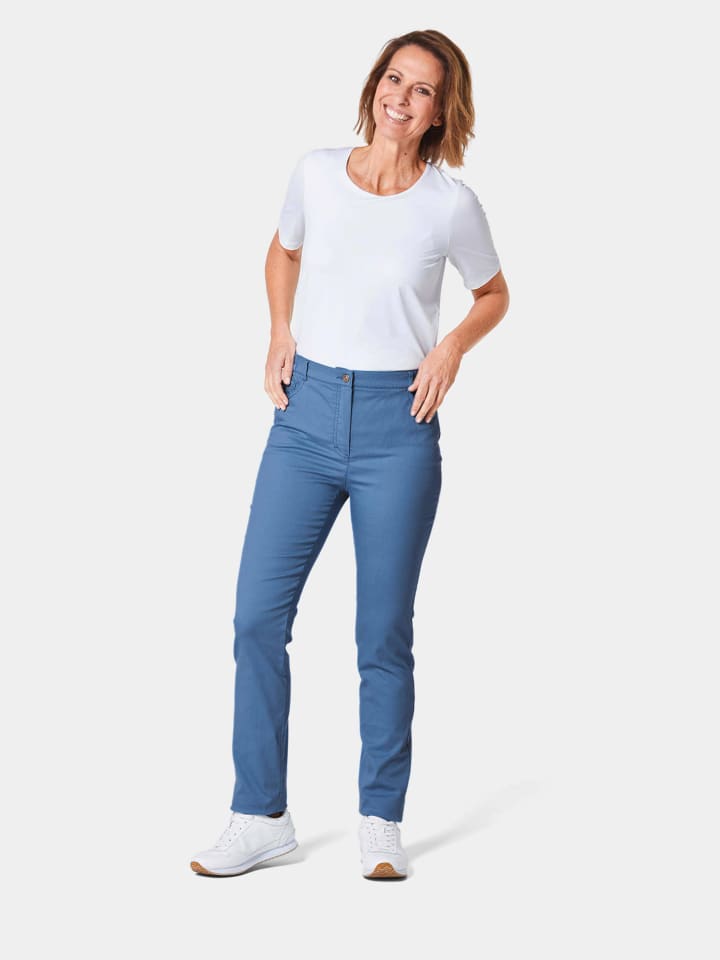 

Тканевые брюки GOLDNER, цвет jeansblau