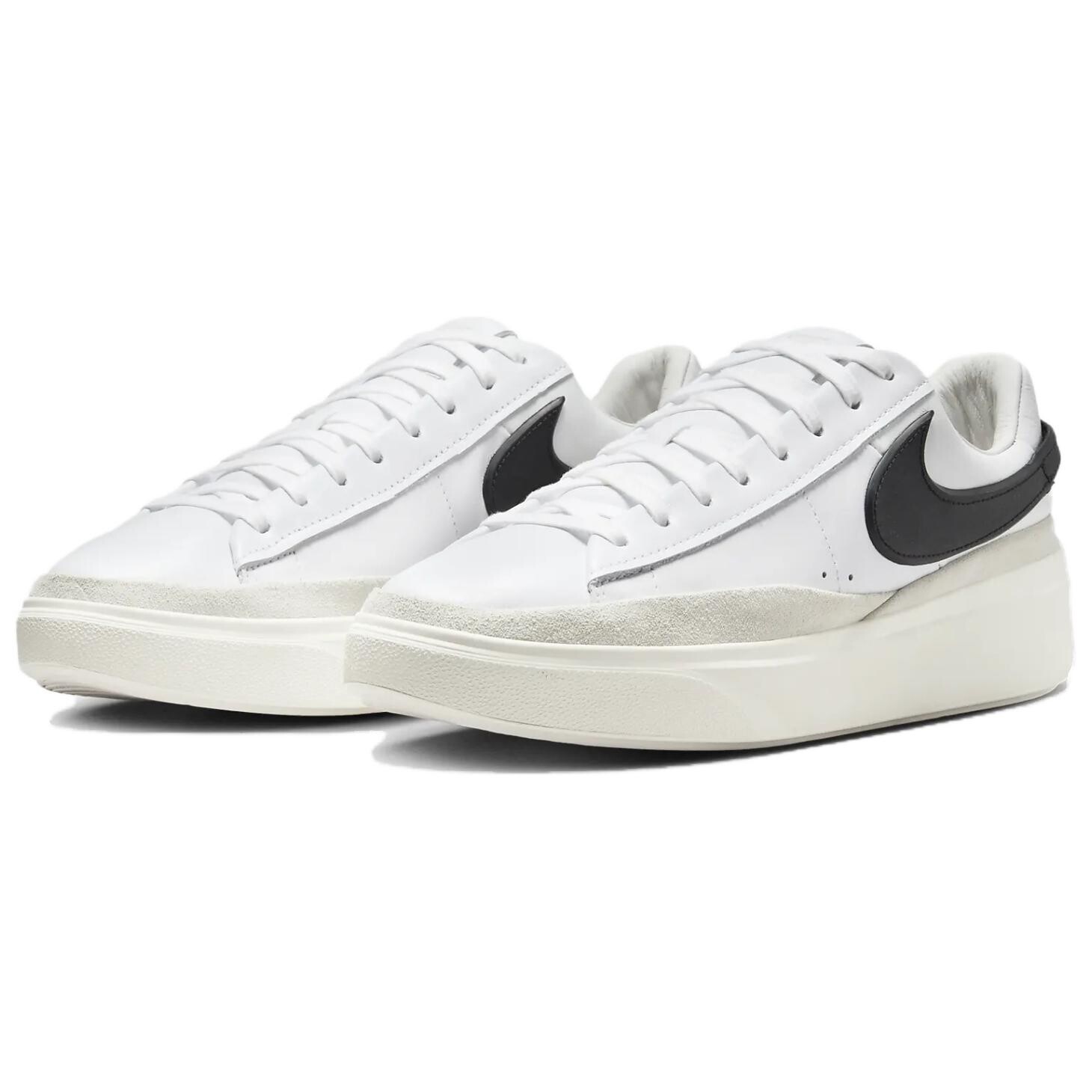 Кроссовки Nike Blazer Lifestyle Shoes Men Low-top White/black, белый/черный — фото 3