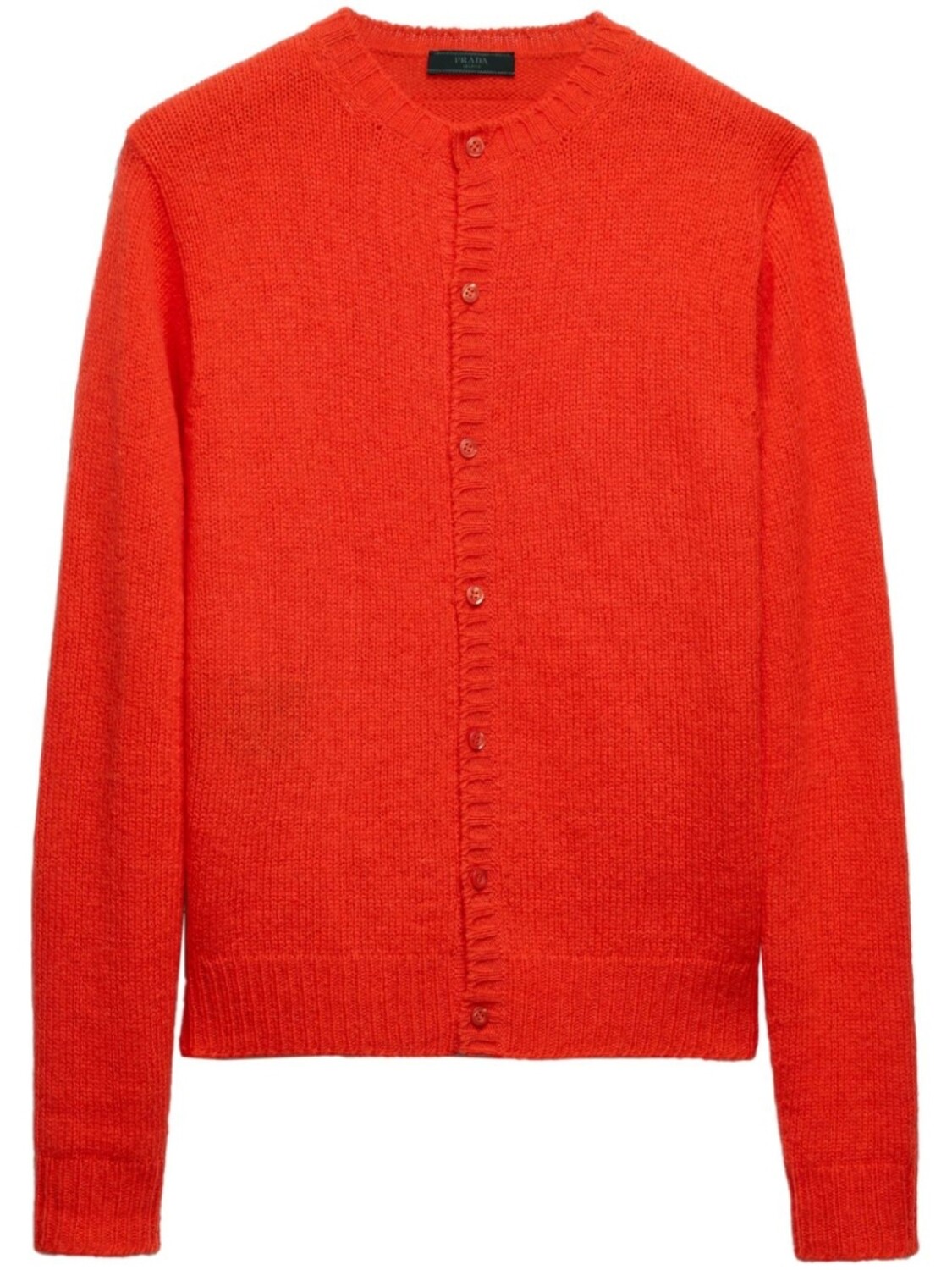 

Prada кардиган с нашивкой Logo, красный