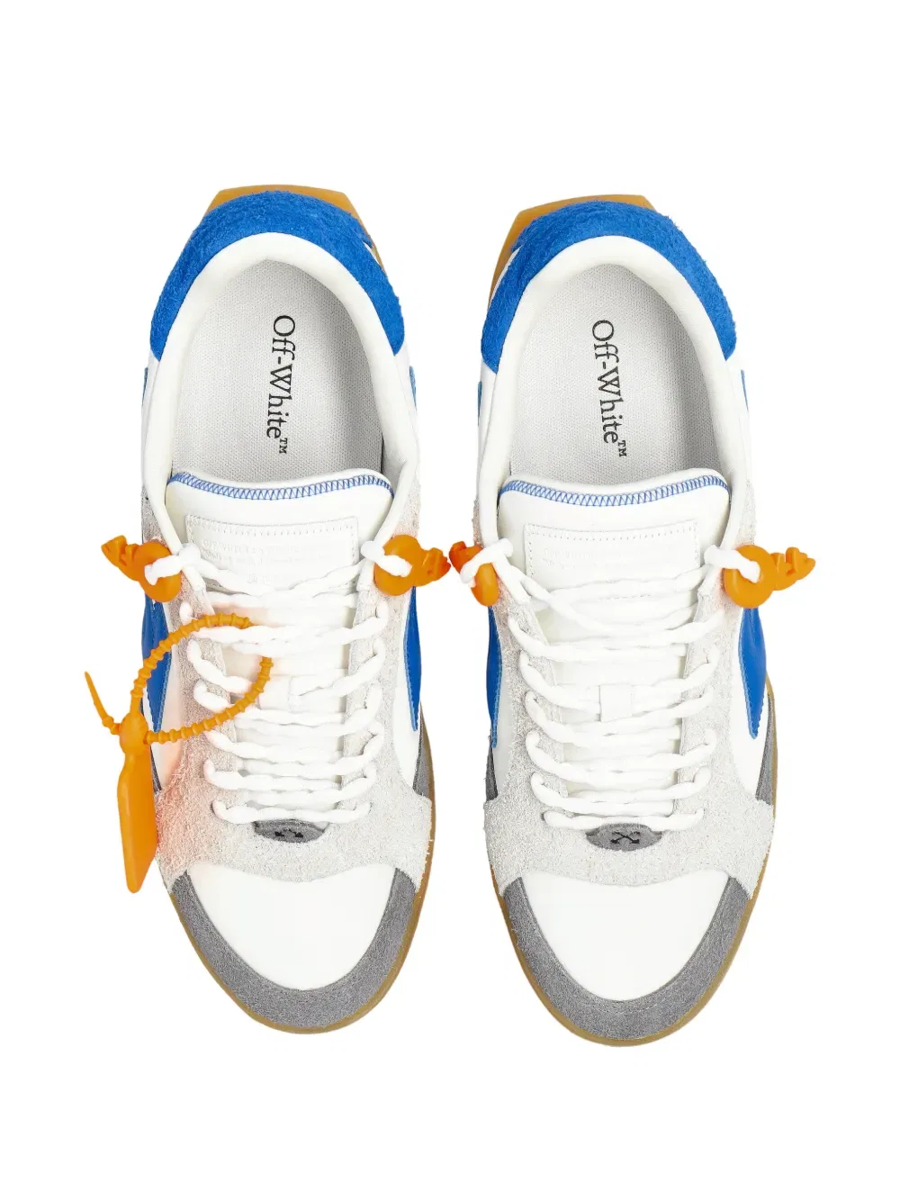 Кроссовки с боковыми панелями, завершающие игровой процесс Off-White, белый — фото 4