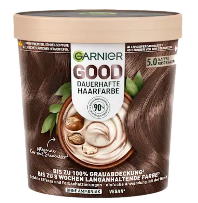 

Краска для волос Garnier Good No. 5.0 Coffee Brown без аммиака
