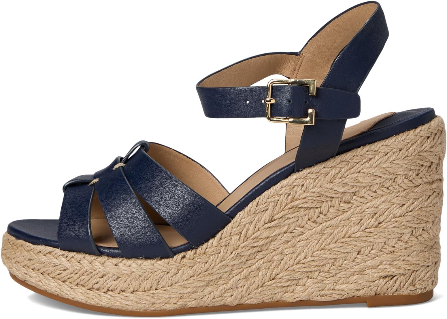 Сандалии Lauren Ralph Lauren Soffia Espadrille Wedges, цвет Refined Navy — фото 4