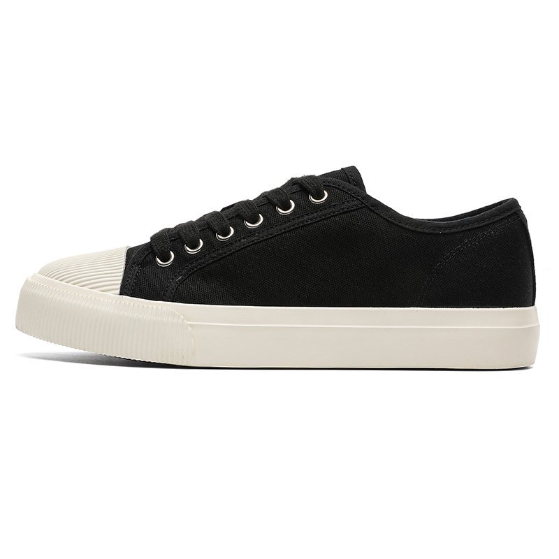 

Happy Fish Мужские минималистичные черные скейтерские кроссовки низкие с защитой от истирания, легкие и дышащие, цвет Minimalist Black