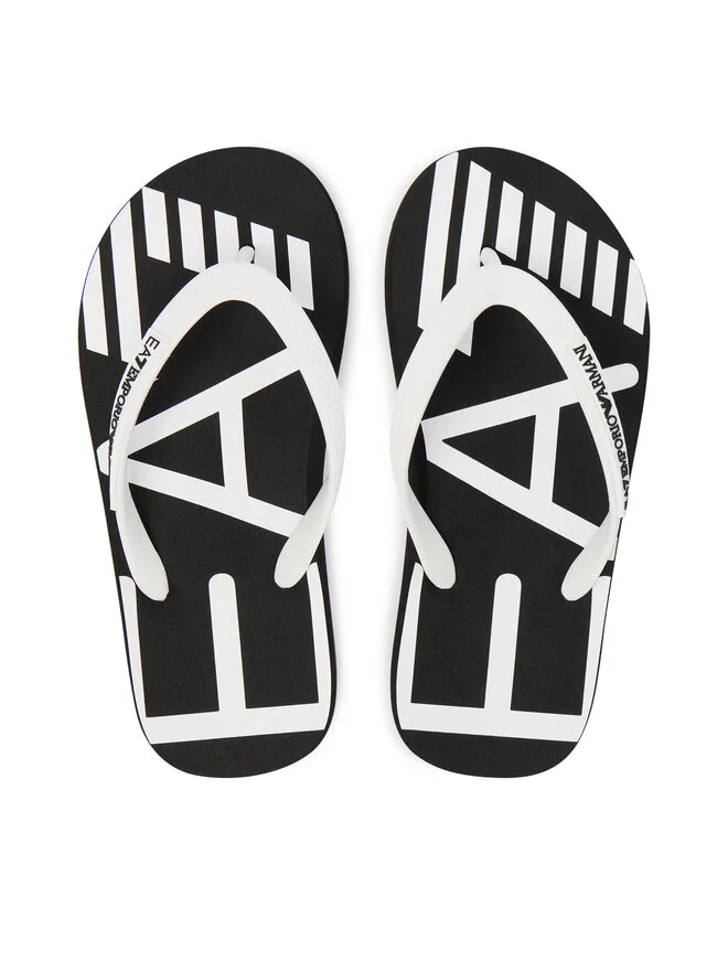 EA7 Emporio Armani Шлепанцы 7X000659 AF22188 MC001 черные