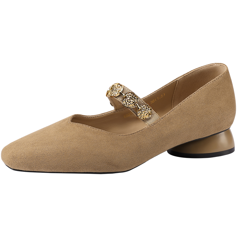 Туфли Мэри Джейн женские Mulinsen, Khaki