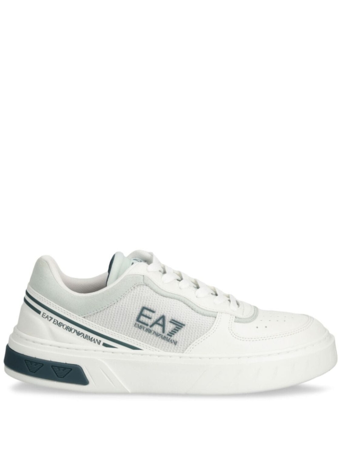 

Кроссовки с логотипом Ea7 Emporio Armani и панелями, белый
