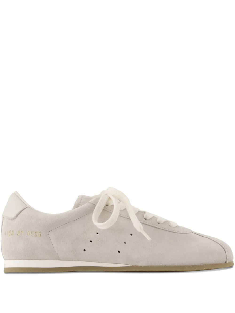 Кеды из гладкой кожи в стиле водительских туфель Common Projects, нейтральный