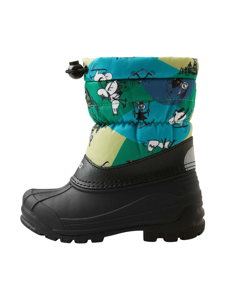 

Зимние сапоги Муми Нефар в цвете Зачарованный зеленый Reima