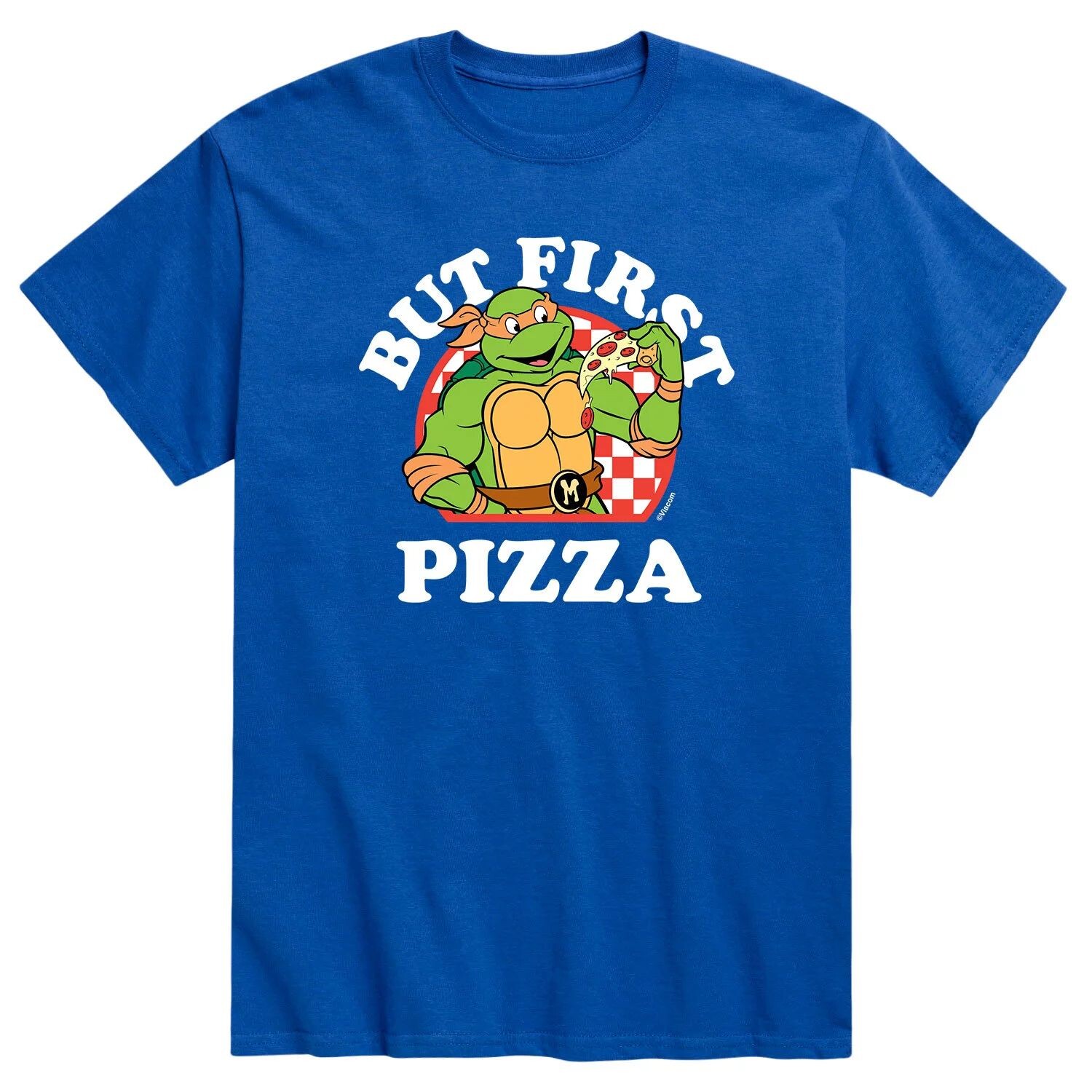 

Мужская футболка Teenage Mutant Ninja Turtles But First Pizza Licensed Character
