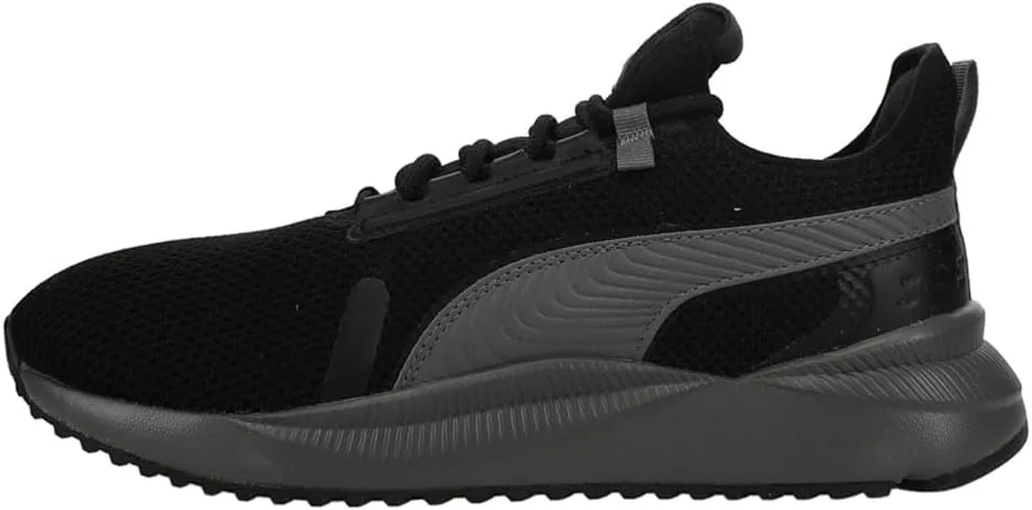Мужские кроссовки PUMA Pacer Future Street Knit с широкими шнурками для повседневной носки - черные, черный — фото 3
