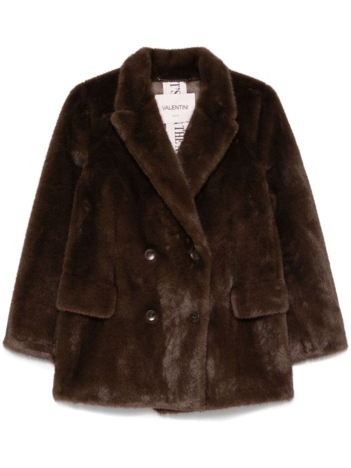 

VALENTINI 1972 шуба из искусственного меха, коричневый