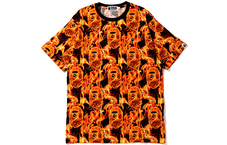 

Футболка Ape Head Series для мужчин A Bathing Ape, синий