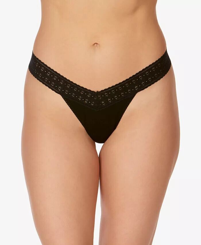 

Женские стринги DreamEase с низкой посадкой Hanky Panky, черный
