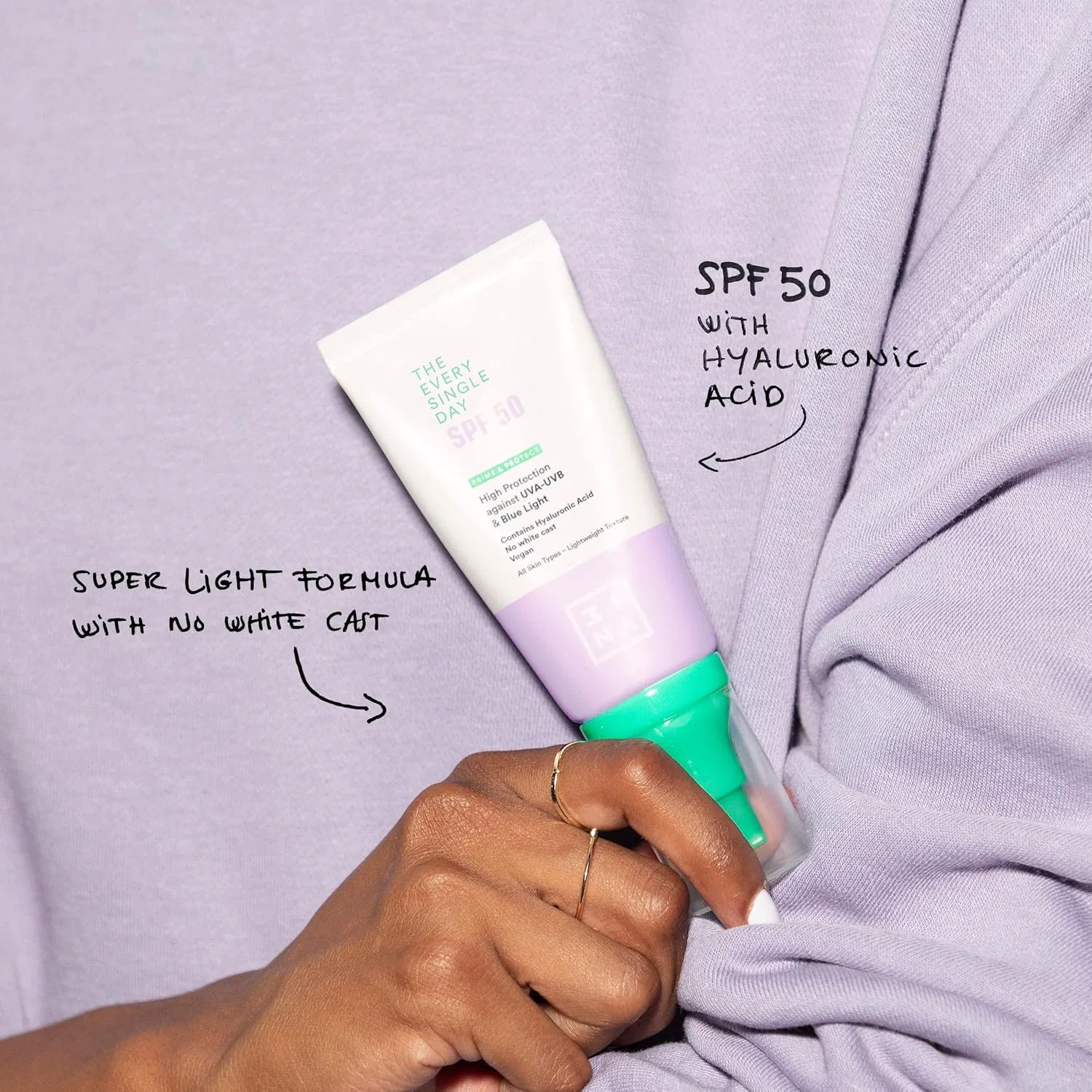 Солнцезащитный крем для лица The Every Single Day SPF50 от 3INA Makeup 3Ina — фото 4