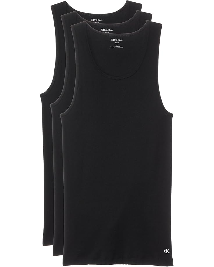

Топ Calvin Klein Underwear Cotton Classics 3-pack Tank Top, черный