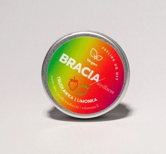 

Пилинг для губ «Клубника и лайм», 15 г Bracia Mydlarze