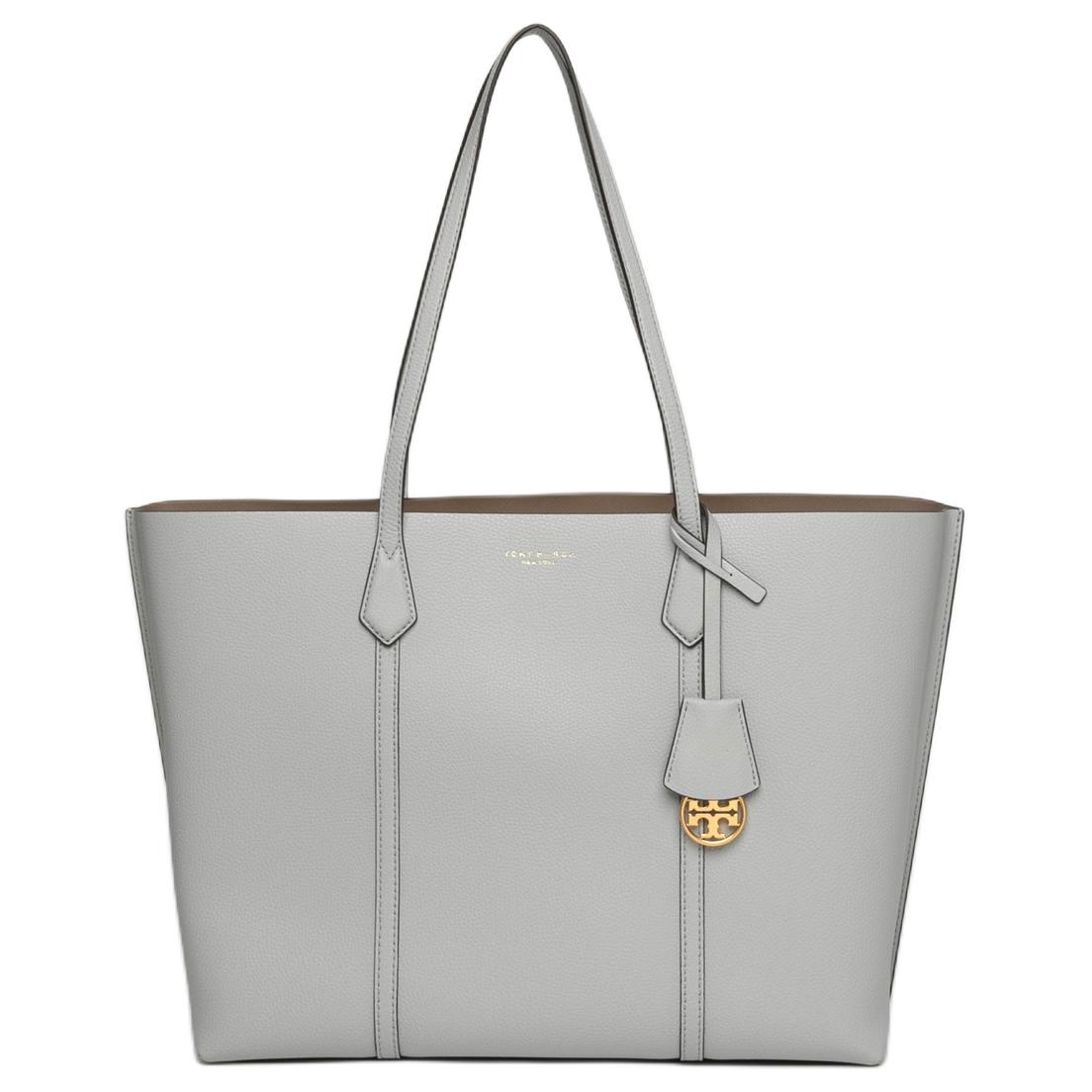 

Сумка-шоппер Perry Grain Leather, Сумка для покупок, Женская сумка Feather Gray TORY BURCH