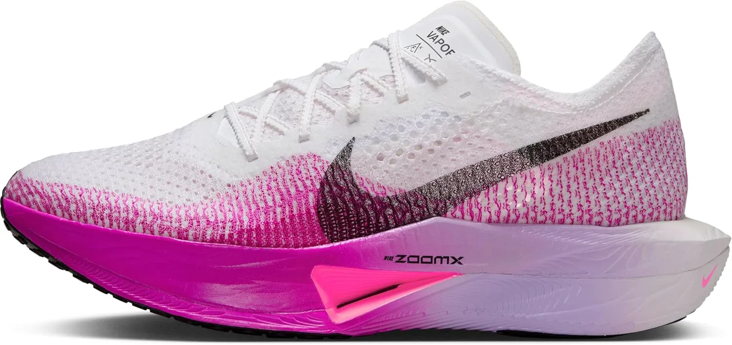 

Мужские кроссовки для шоссе Nike Vaporfly 3 от Nike для соревнований, белый/ярко-фиолетовый/пурпурный/черный