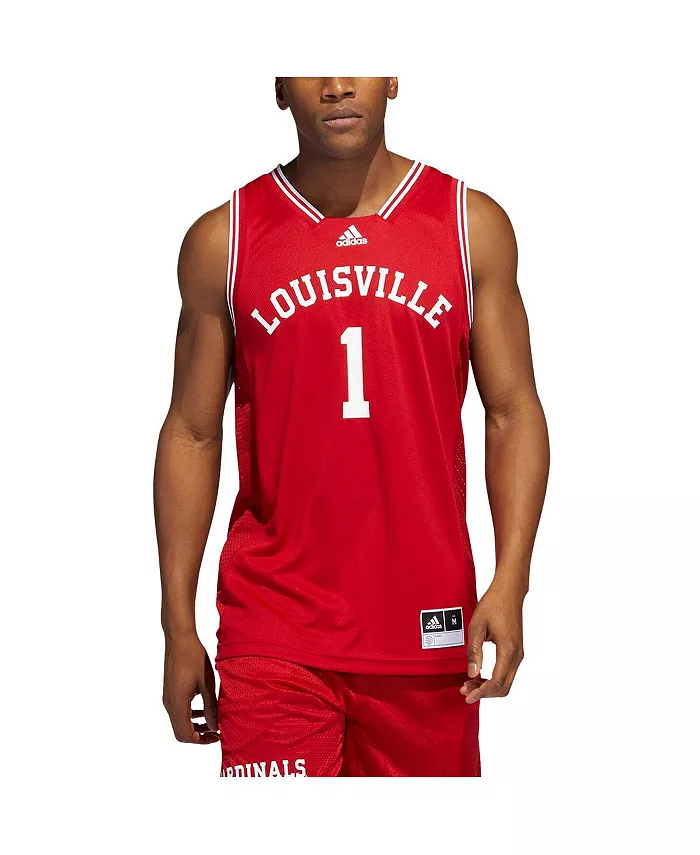 

Мужская ретро-джерси #1 Louisville Cardinals Reverse Retro adidas, красный