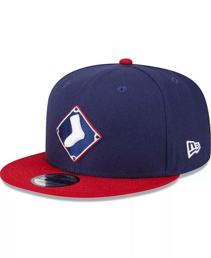 

Мужская темно-синяя кепка Chicago White Sox 2024 Batting Practice 9Fifty Snapback New Era, синий