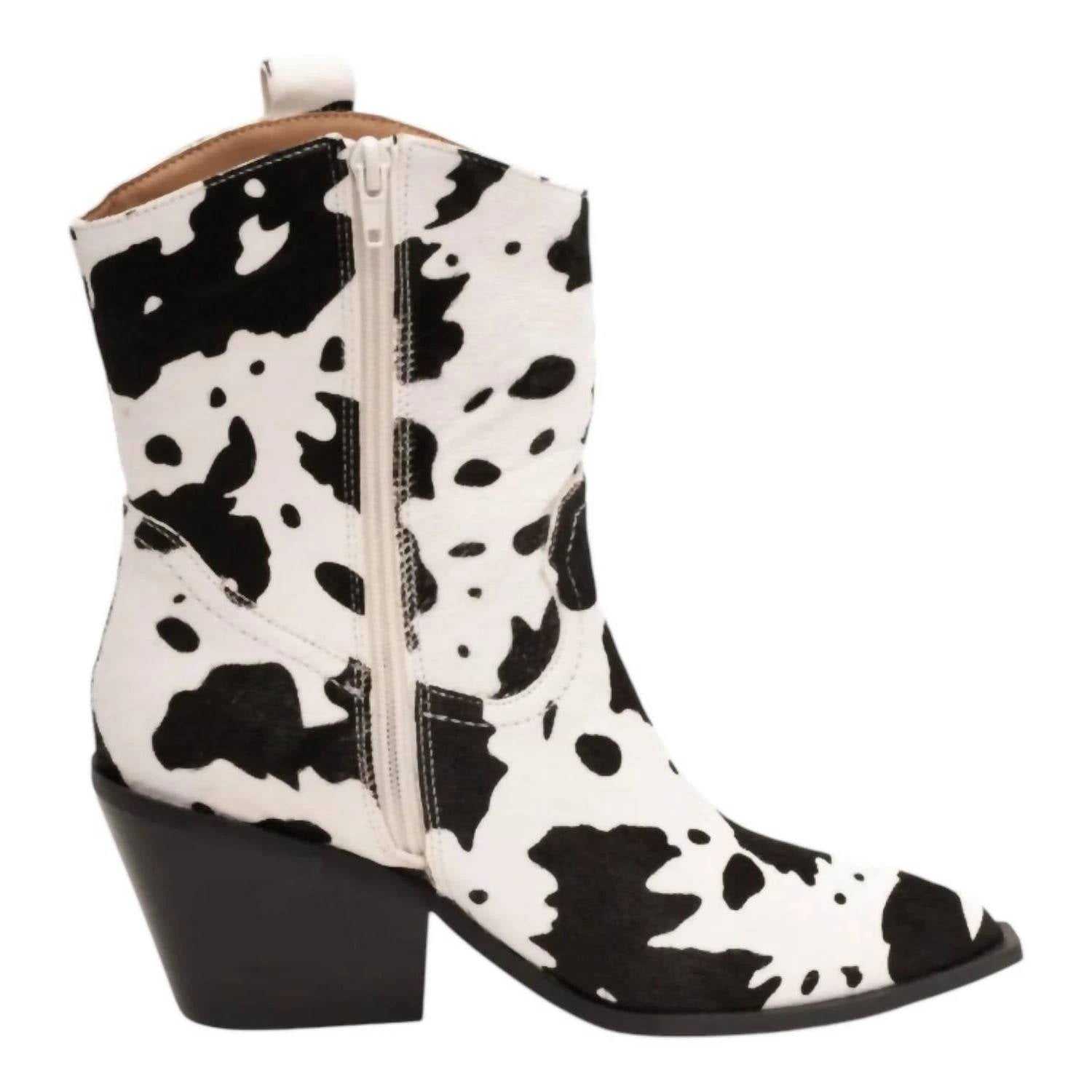 Женские ботинки Lainey до щиколотки в черной коровьей коже Corkys Footwear — фото 2