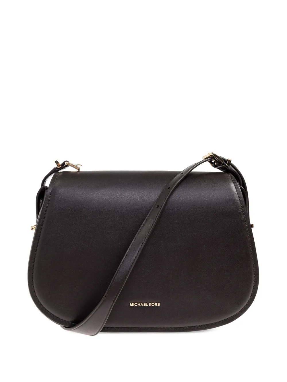 

Средняя кожаная сумка через плечо Lydia Michael Michael Kors, черный