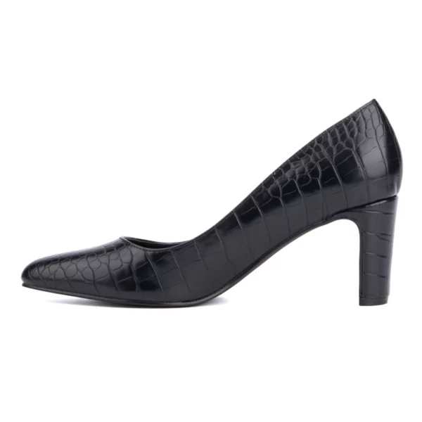 Туфли Hope для женщин с широкой колодкой Fashion To Figure, цвет wine croc — фото 3